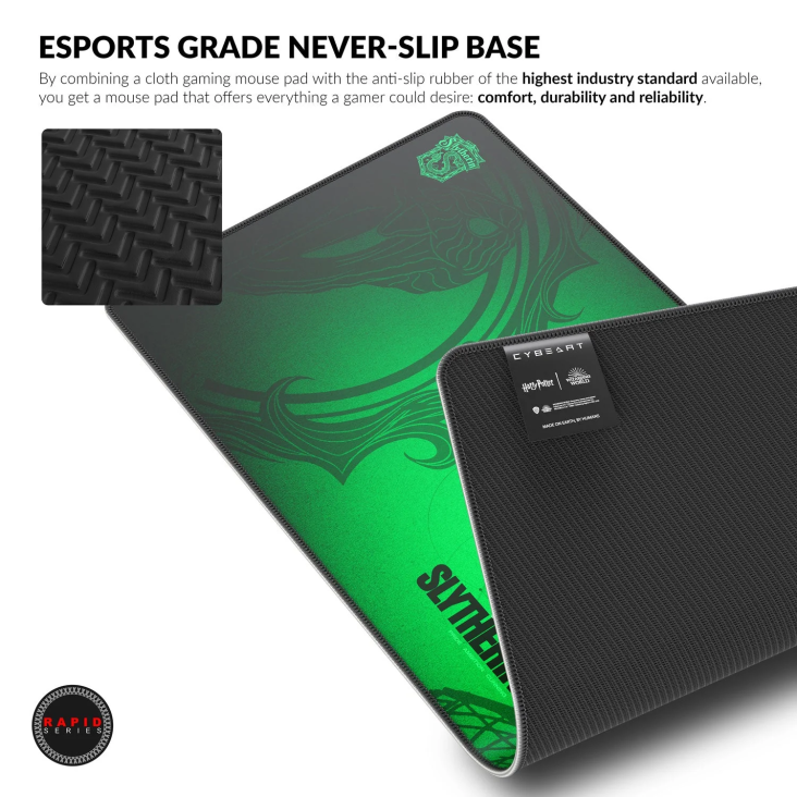 Cybeart Slytherin Gaming Desk Mat XXL — 3