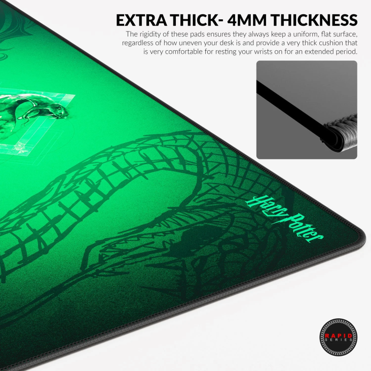 Cybeart Slytherin Gaming Desk Mat XXL — 5