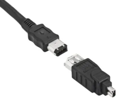 Ednet Firewire 6-6Pin + Adapter Cable - 84081
