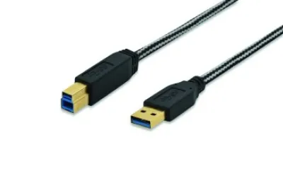 Ednet USB 3.0 Data Cable - USB Type A - B, M/M — 2
