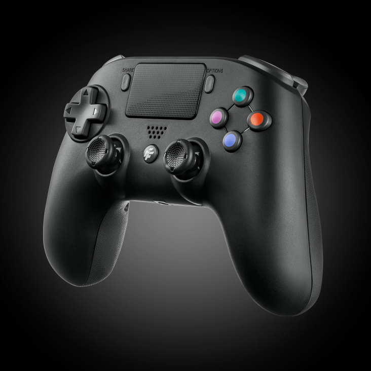 Flashfire P201 Controller - PC (Wired), PS4 (Bluetooth) - Black - P201BK — 2