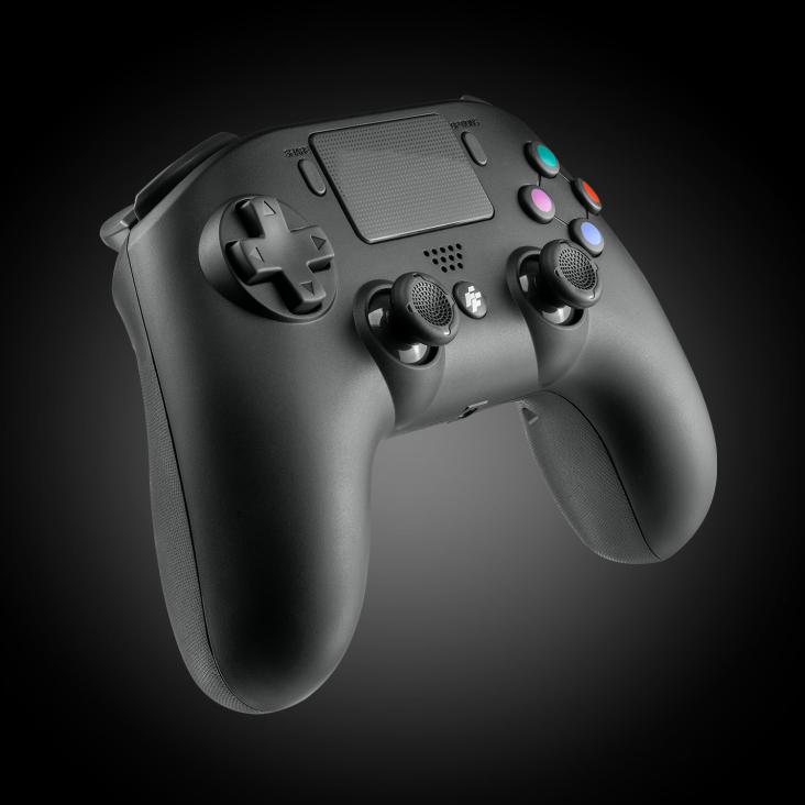 Flashfire P201 Controller - PC (Wired), PS4 (Bluetooth) - Black - P201BK — 3