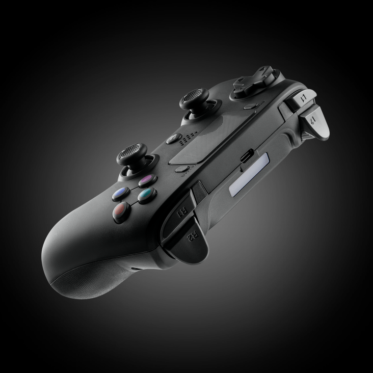 Flashfire P201 Controller - PC (Wired), PS4 (Bluetooth) - Black - P201BK — 4