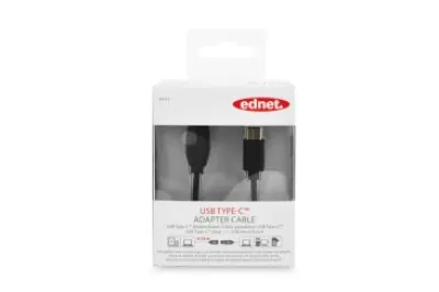Ednet USB Adapter Cable - Type C - Micro B, M/F — 6