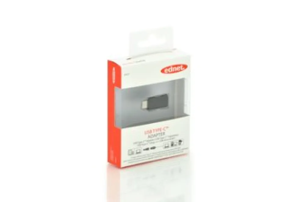 Ednet USB Type-C Adapter - Type-C Male to Micro B Female - 84327