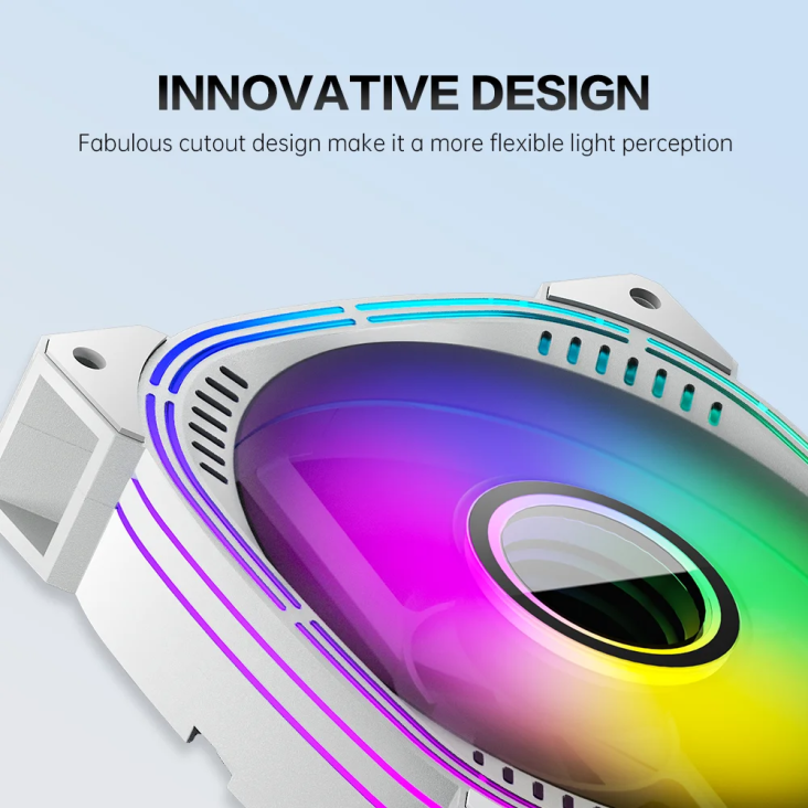 Asiahorse Prism 120mm ARGB Case Fan - Single Pack Black - PRISM 1 BLK — 2