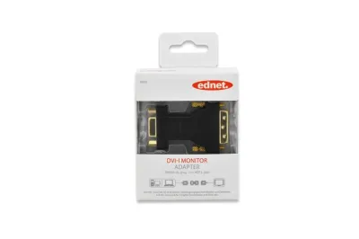 Ednet DVI Adapter - DVI Male to VGA Female - 84523 — 3