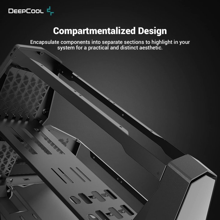 DeepCool QuadStellar Infinity Full Tower EATX ARGB PC Case - Black — 4