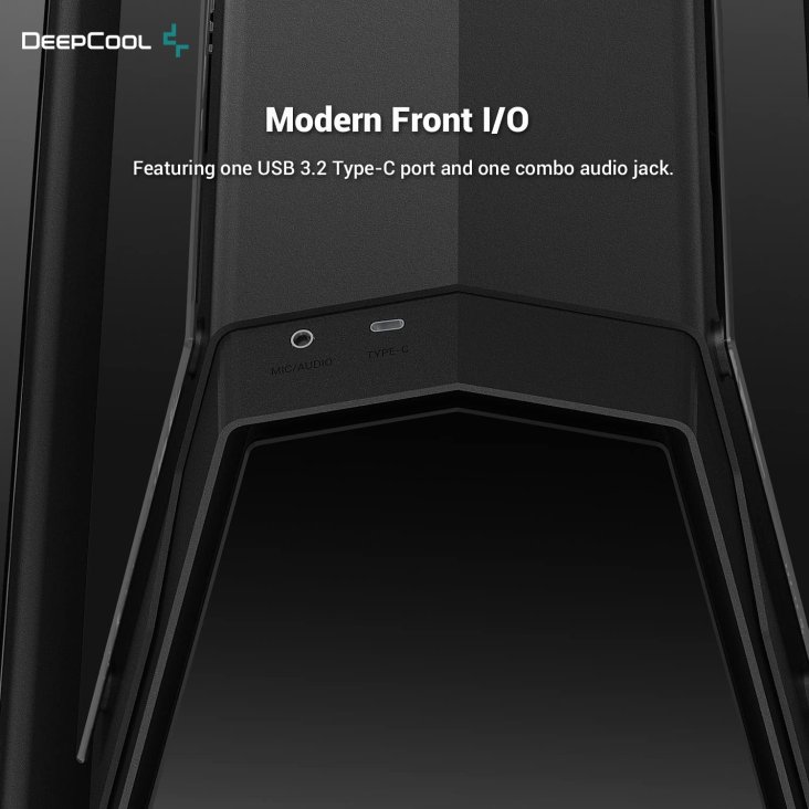 DeepCool QuadStellar Infinity Full Tower EATX ARGB PC Case - Black — 7