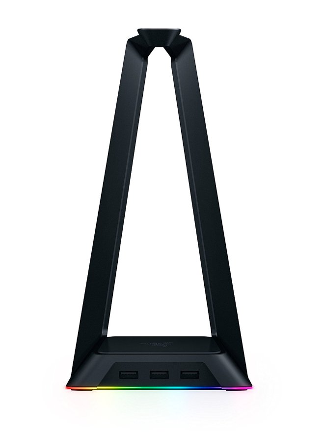 Razer Base Station Chroma RGB Headset Stand - USB Hub, Black - RC21-01190100-R3M1 — 2