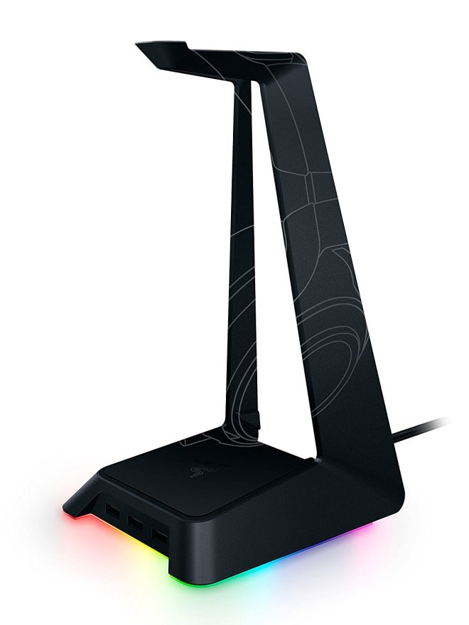 Razer Base Station Chroma RGB Headset Stand - USB Hub, Black - RC21-01190100-R3M1 — 4