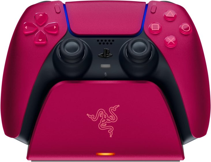 Razer Quick Charging Stand for PlayStation 5 - Red - RC21-01900300-R3M1 — 5