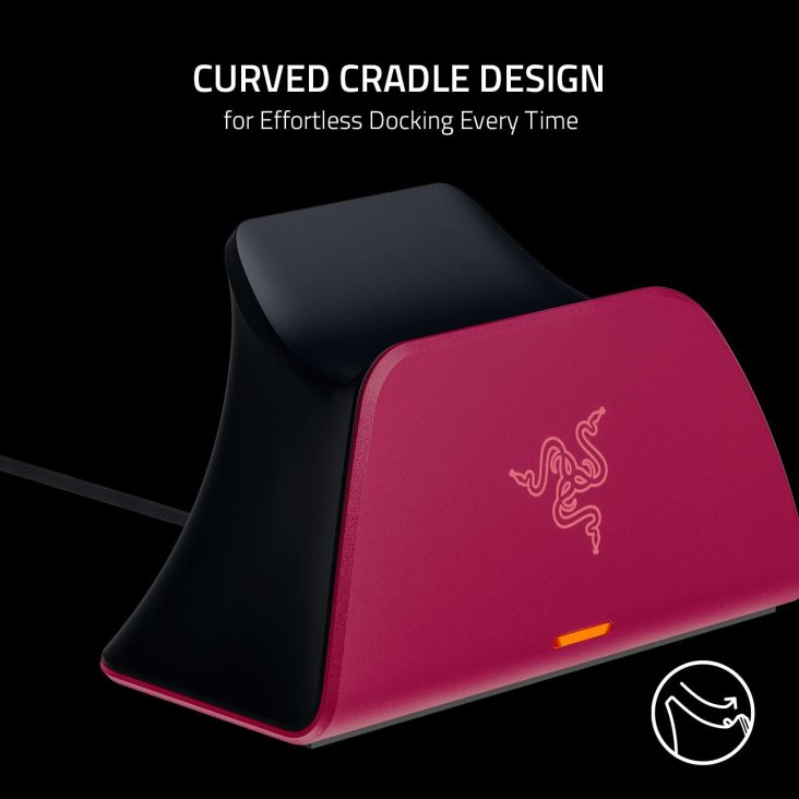 Razer Quick Charging Stand for PlayStation 5 - Red - RC21-01900300-R3M1 — 7