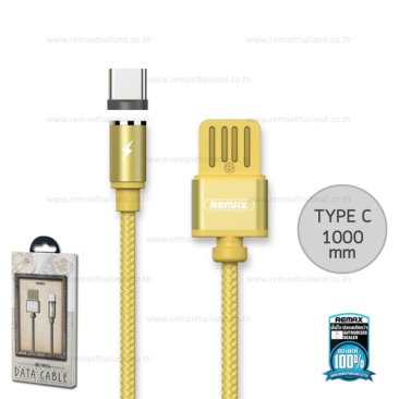 Remax RC-095a Gravity Magnetic USB Type-C Data Cable - Gold - REMAX RC-095a-GOLD — 2