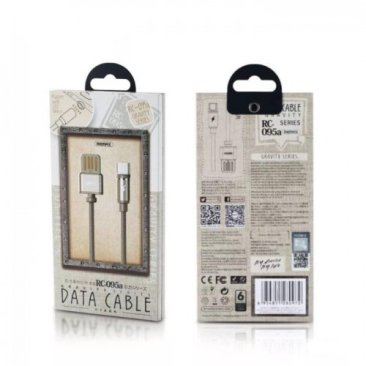 Remax RC-095a Gravity Magnetic USB Type-C Data Cable - Gold - REMAX RC-095a-GOLD — 4