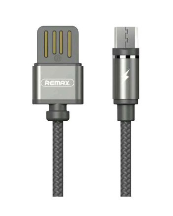 Remax RC-095m/RC-095i Gravity Magnetic USB Type-C Data Cable - Black - REMAX RC-095m-BLACK