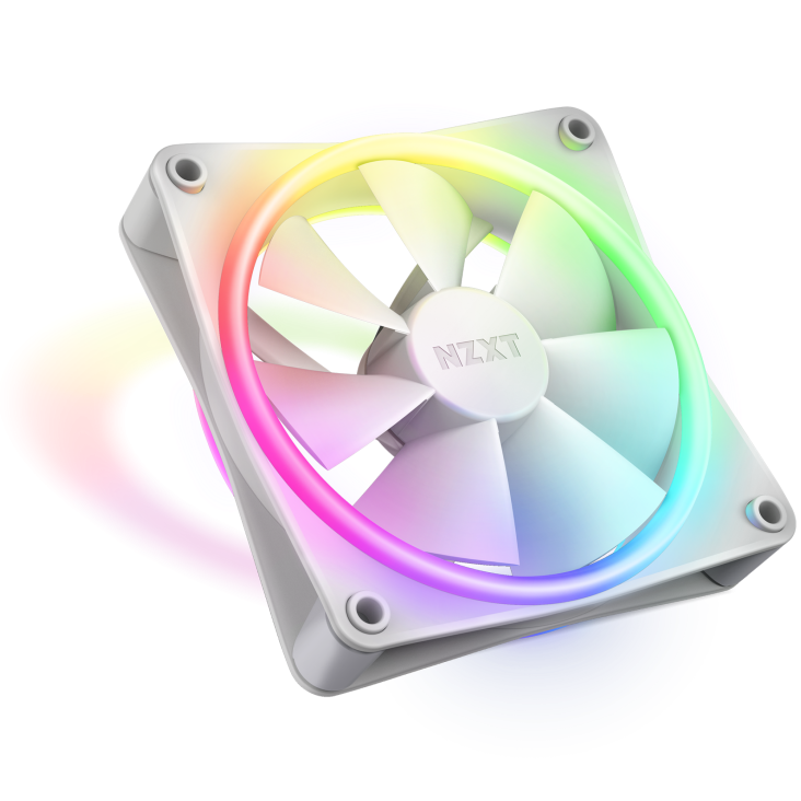NZXT F120 RGB Duo 120mm ARGB Case Fan - Triple Pack White — 2