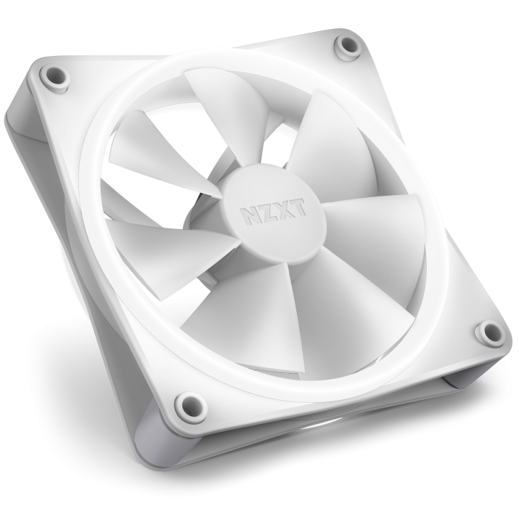 NZXT F120 RGB Duo 120mm ARGB Case Fan - Triple Pack White — 6