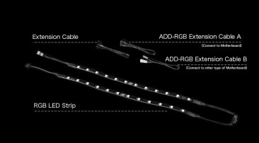 DeepCool RGB 200 Pro 2x350mm ARGB LED Strips - RGB 200PRO — 5