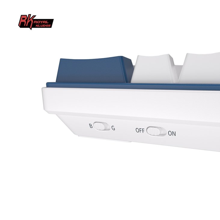 Royal Kludge RK61 Plus Wireless RGB Mechanical Keyboard - Sky Cyan Switch, Eng/Ara, Klein Blue - RK61 PLUS - KL BLU/SKYCYN — 5