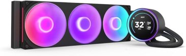 NZXT Kraken Elite 360 RGB 2024 - AIO CPU Liquid Cooler - 360mm Radiator - F360 RGB Core Fan - Black - RL-KR36E-B2.ME
