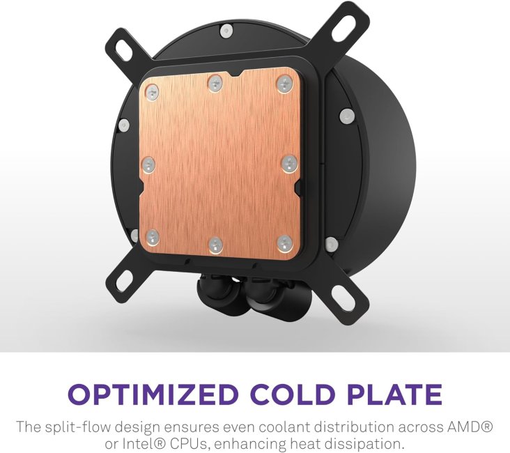 NZXT Kraken Elite 360 RGB 2024 - AIO CPU Liquid Cooler - 360mm Radiator - F360 RGB Core Fan - Black - RL-KR36E-B2.ME — 8