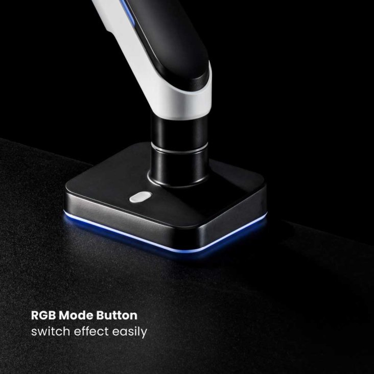 RANSOR® Hecaton V2 Pro RGB Single Monitor Arm - RNSR-ARM-HV21P-01 — 6