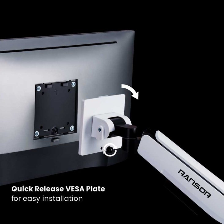 RANSOR® Hecaton V2 Pro Dual Monitor Arm - RNSR-ARM-HV22P-01 — 4