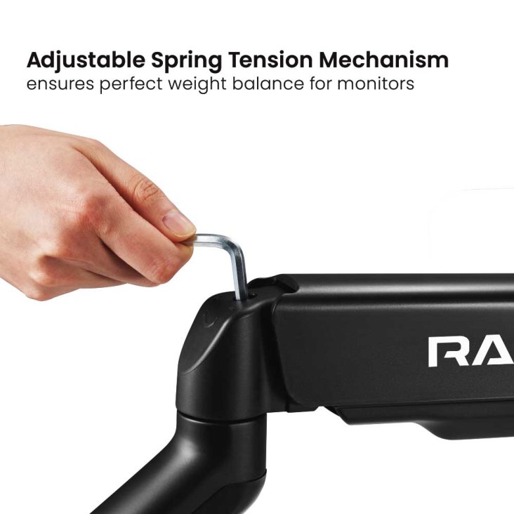 RANSOR® Hecaton V2 Dual Monitor Arm - RNSR-ARM-HV22S-01 — 4
