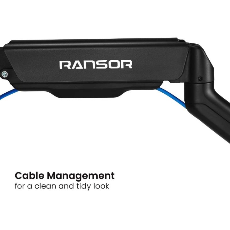 RANSOR® Hecaton V2 Dual Monitor Arm - RNSR-ARM-HV22S-01 — 6