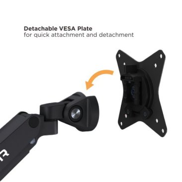 RANSOR® Hecaton V2 Pro Triple Monitor Arm - RNSR-ARM-HV23P-01 — 3