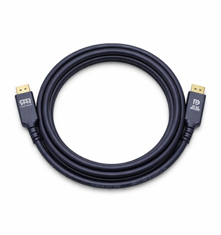 RANSOR® Ultra High Speed 8K DisplayPort v2.1 3m/10ft Cable - RNSR-CBL-DP21301