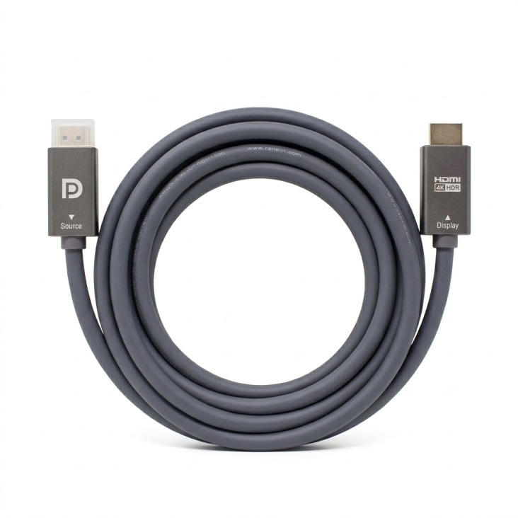 RANSOR® Premium 4K DisplayPort to HDMI Cable 3m/10ft - RNSR-CBL-DPHDMI300