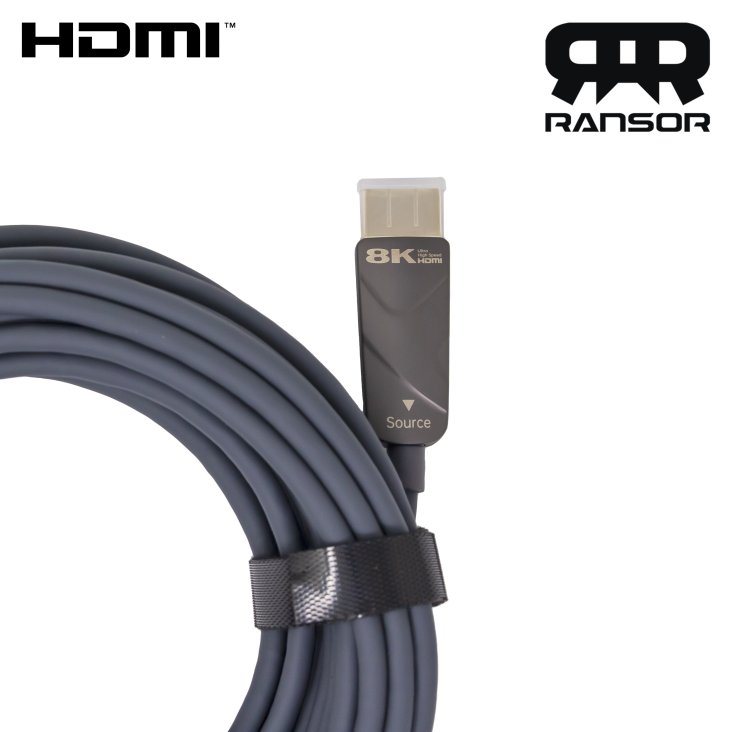 RANSOR® Ultra High Speed 8K HDMI 2.1 Certified Cable 10m/33ft - RNSR-CBL-H2110M — 2