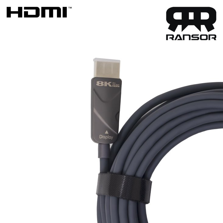 RANSOR® Ultra High Speed 8K HDMI 2.1 Certified Cable 10m/33ft - RNSR-CBL-H2110M — 3