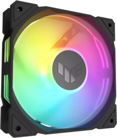 Asus TUF Gaming TR120 ARGB Reverse Blade Black Case Fan Single Pack - 90DA00D0-B09000 — 2