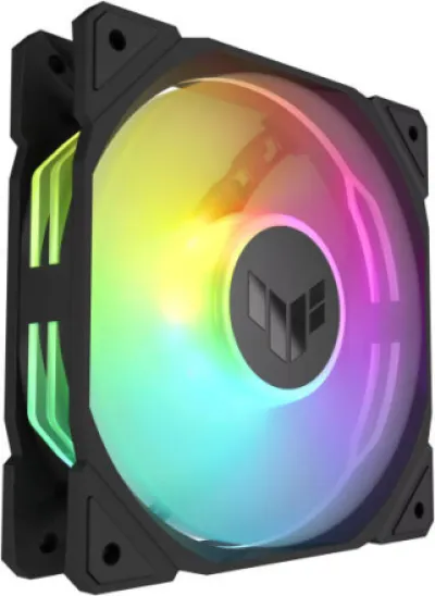 Asus TUF Gaming TR120 ARGB Reverse Blade Black Case Fan Single Pack - 90DA00D0-B09000 — 3