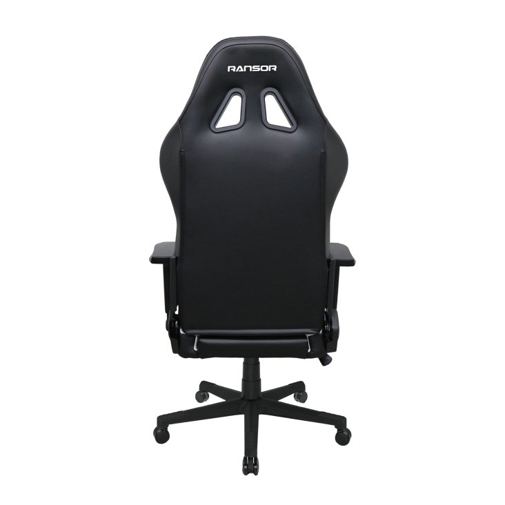 RANSOR® Legend Gaming Chair – Black & White Leather - RNSR-GC-LGNL3-BW-01 — 5