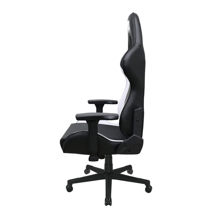 RANSOR® Legend Gaming Chair – Black & White Leather - RNSR-GC-LGNL3-BW-01 — 6
