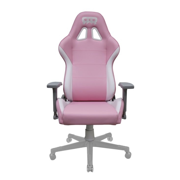 RANSOR® Legend Gaming Chair – Pink & White Leather - RNSR-GC-LGNL3-PW-01 — 2