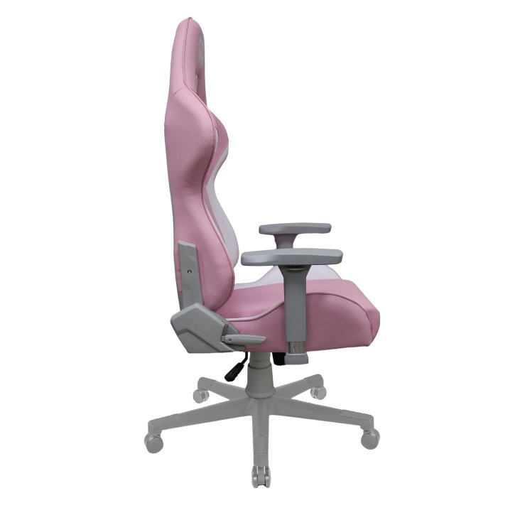 RANSOR® Legend Gaming Chair – Pink & White Leather - RNSR-GC-LGNL3-PW-01 — 4