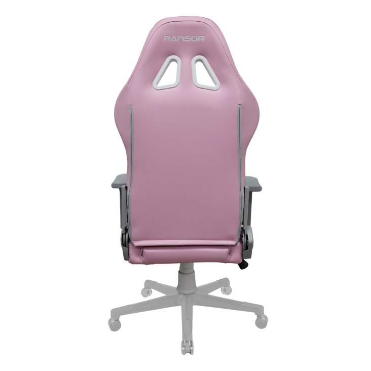 RANSOR® Legend Gaming Chair – Pink & White Leather - RNSR-GC-LGNL3-PW-01 — 5