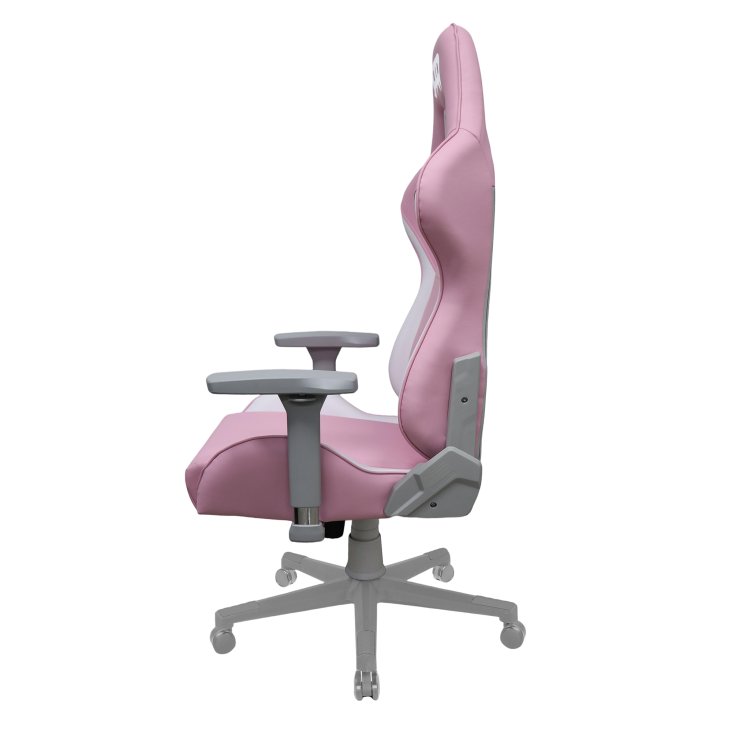 RANSOR® Legend Gaming Chair – Pink & White Leather - RNSR-GC-LGNL3-PW-01 — 6