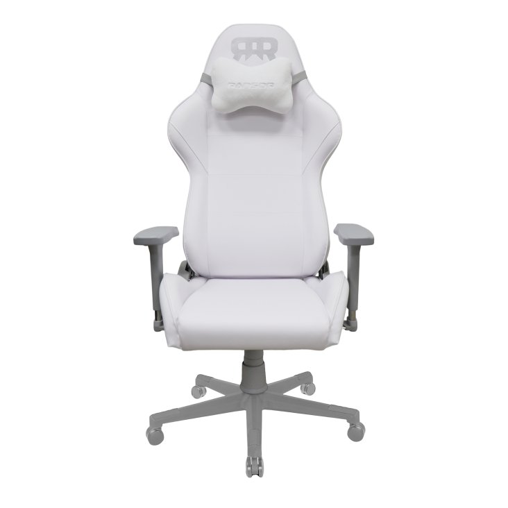 RANSOR® Legend Gaming Chair – White Leather - RNSR-GC-LGNL3-WH-01