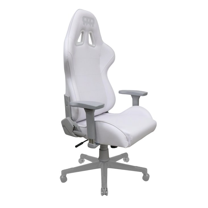 RANSOR® Legend Gaming Chair – White Leather - RNSR-GC-LGNL3-WH-01 — 2