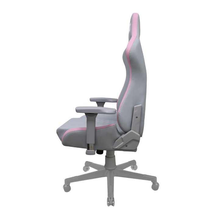 RANSOR® Queen Gaming Chair – Grey & Pink Leather - RNSR-GC-QENL3-GP-01 — 4