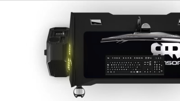 RANSOR® Gaming Arena Desk with RGB Led Lights - RNSR-GD-ARNA-PRO — 5