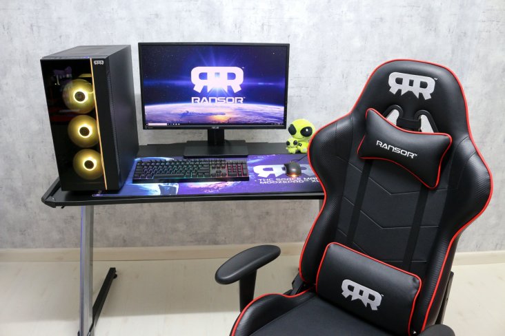 RANSOR® Gaming Zone Desk - Aluminium RGB Gaming Desk - RNSR-GD-ZONE-01 — 7