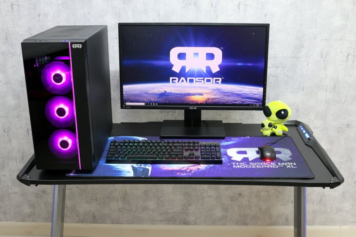 RANSOR® Gaming Zone Desk - Aluminium RGB Gaming Desk - RNSR-GD-ZONE-01 — 8