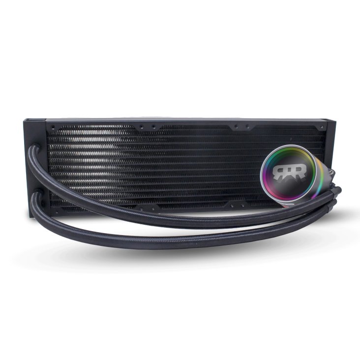 RANSOR® Hydrafusion 360mm ARGB Liquid Cooler - Black